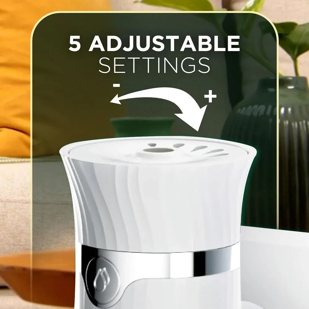 Air Wick Vibrant Scented Oil Plug-In Warmers – White Sage & Mahogany (2-Pack)